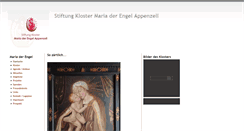 Desktop Screenshot of maria-der-engel-appenzell.ch